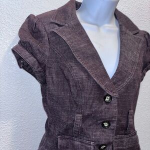 Bwear Chocolate Brown Blazer